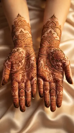 Arabic mehndi designs for full hands inspired by luxurious floral tapestry patterns Arabic mehndi designs for full hands inspired by luxurious floral tapestry patterns