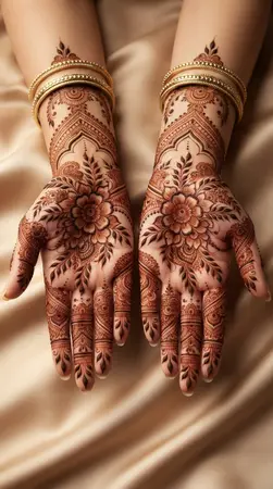 Luxury Arabic bridal mehndi designs for full hands with intricate floral patterns Luxury Arabic bridal mehndi designs for full hands with intricate floral patterns